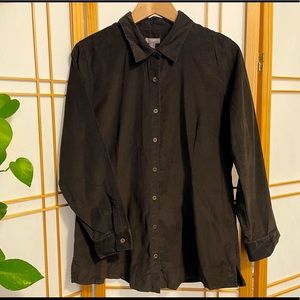 NWOT Loose-Fit Corderoy Button-Down